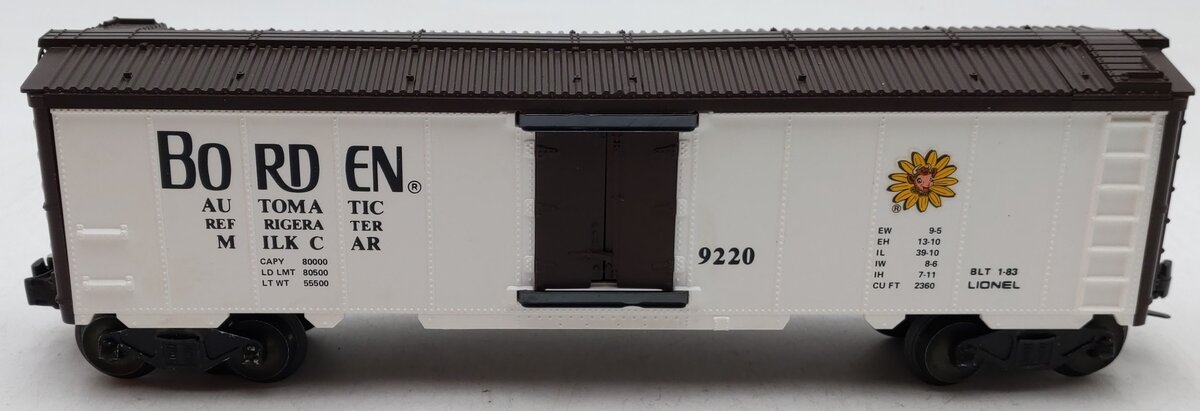 Lionel 6-9220 O Gauge Borden Operating Milk Car #9220 with Platform EX/Box