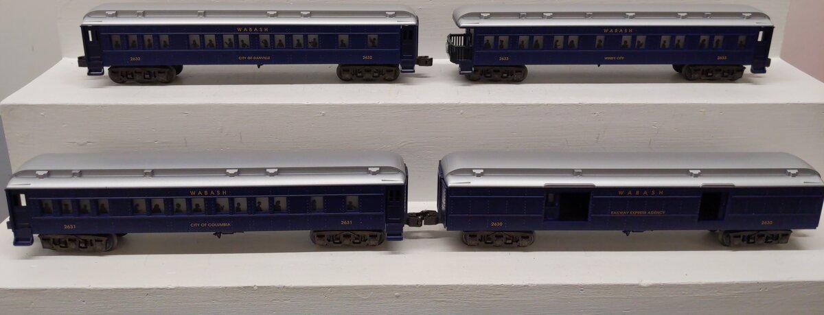Lionel 6-19061 O Gauge Wabash Railway Passenger Set EX/Box