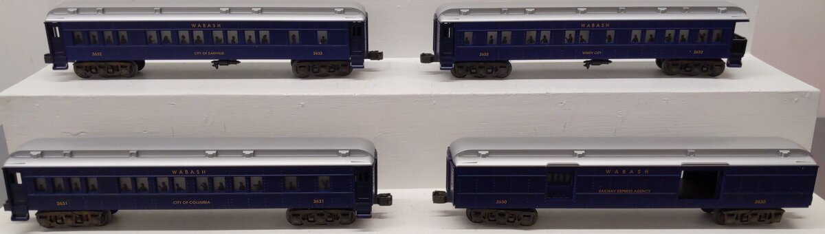 Lionel 6-19061 O Gauge Wabash Railway Passenger Set EX/Box