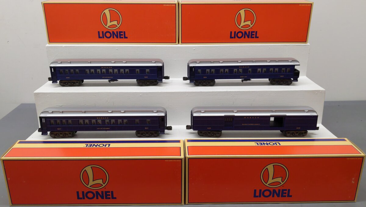 Lionel 6-19061 O Gauge Wabash Railway Passenger Set EX/Box