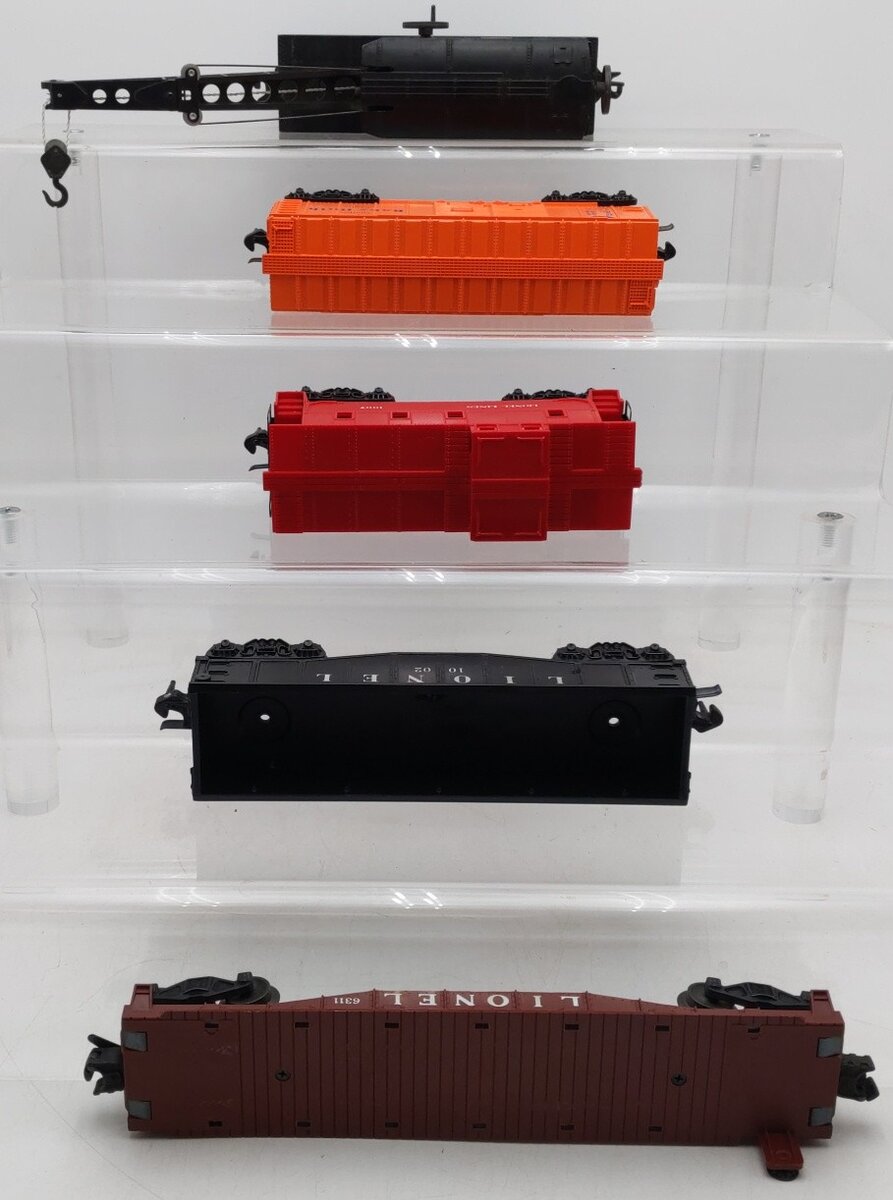 Lionel Vintage O Gauge Freight Cars #1002, X1004, 1007, 6460, 6311 [5] VG