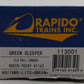 Rapido Trains 113001 HO Via Rail Canada Post War 6-4-6 Sleeper (Green Point) NIB