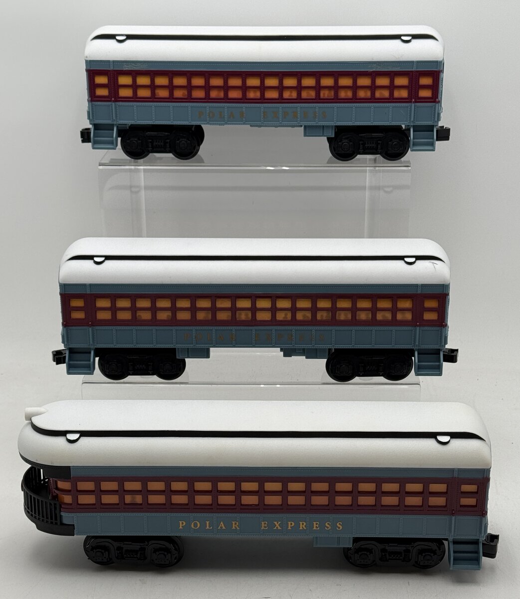 Lionel Large Scale Polar Express Passenger Cars [3] EX