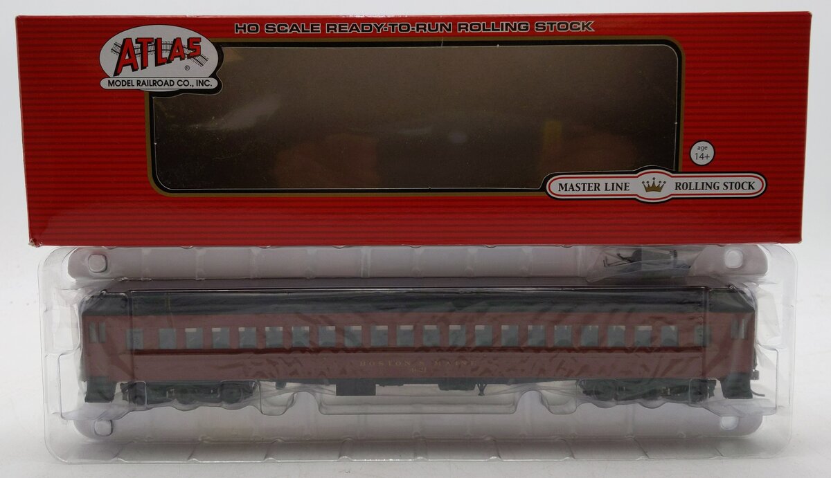 Atlas 20003858 HO Boston & Maine Single Window Coach Car #4621