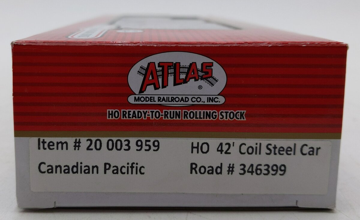 Atlas 20003959 HO Canadian Pacific 42' Coil Steel Car #346399