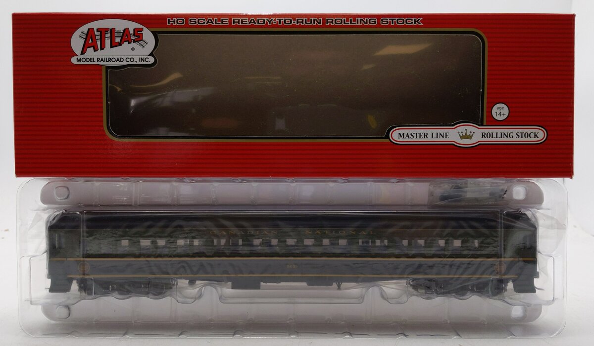 Atlas 20003872 HO Scale Canadian National Paired Window Heavyweight Coach #5053 NIB
