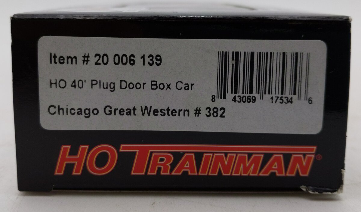 Atlas 20006139 HO Chicago Great Western 40' Plug Door Box Car #382 NIB