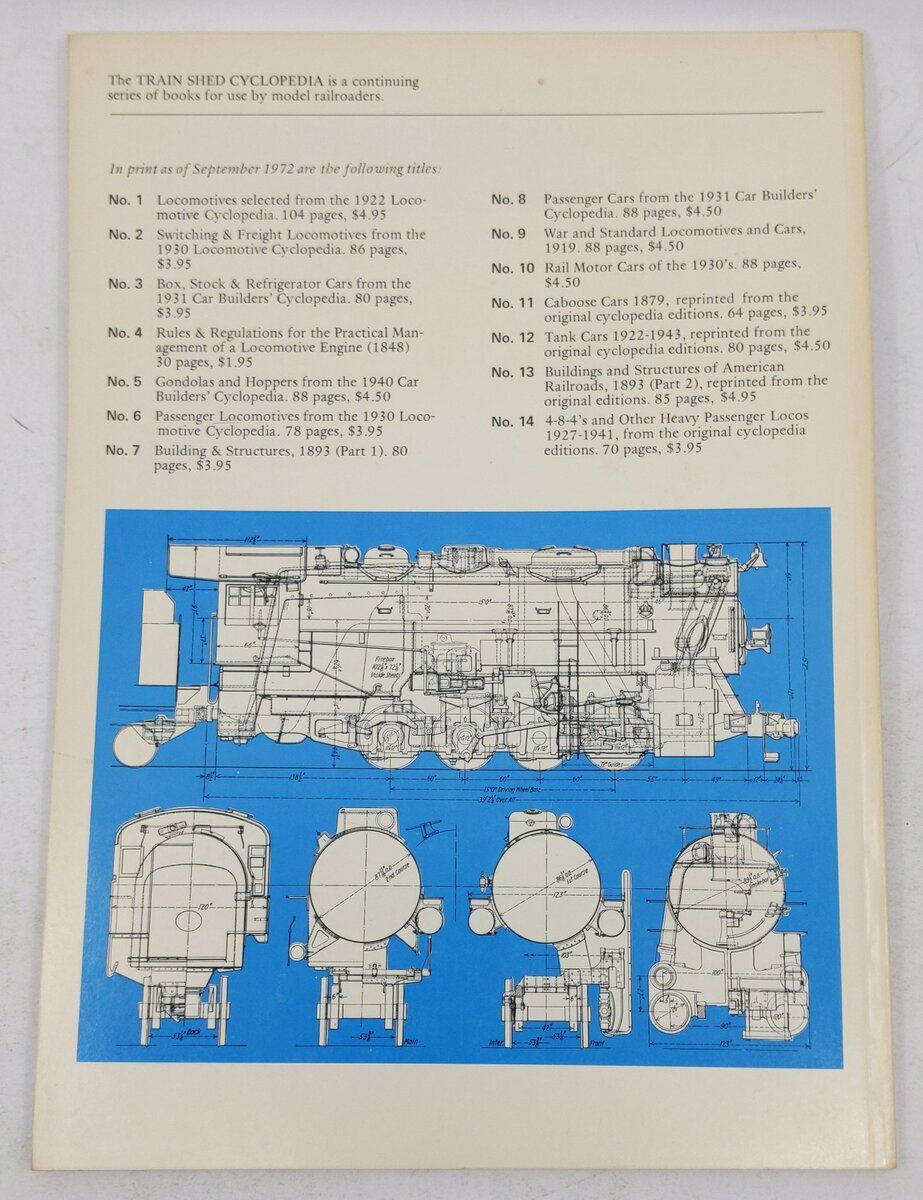 Train Shed Cyclopedia No.2 Paperback Book By Newton K. Gregg EX