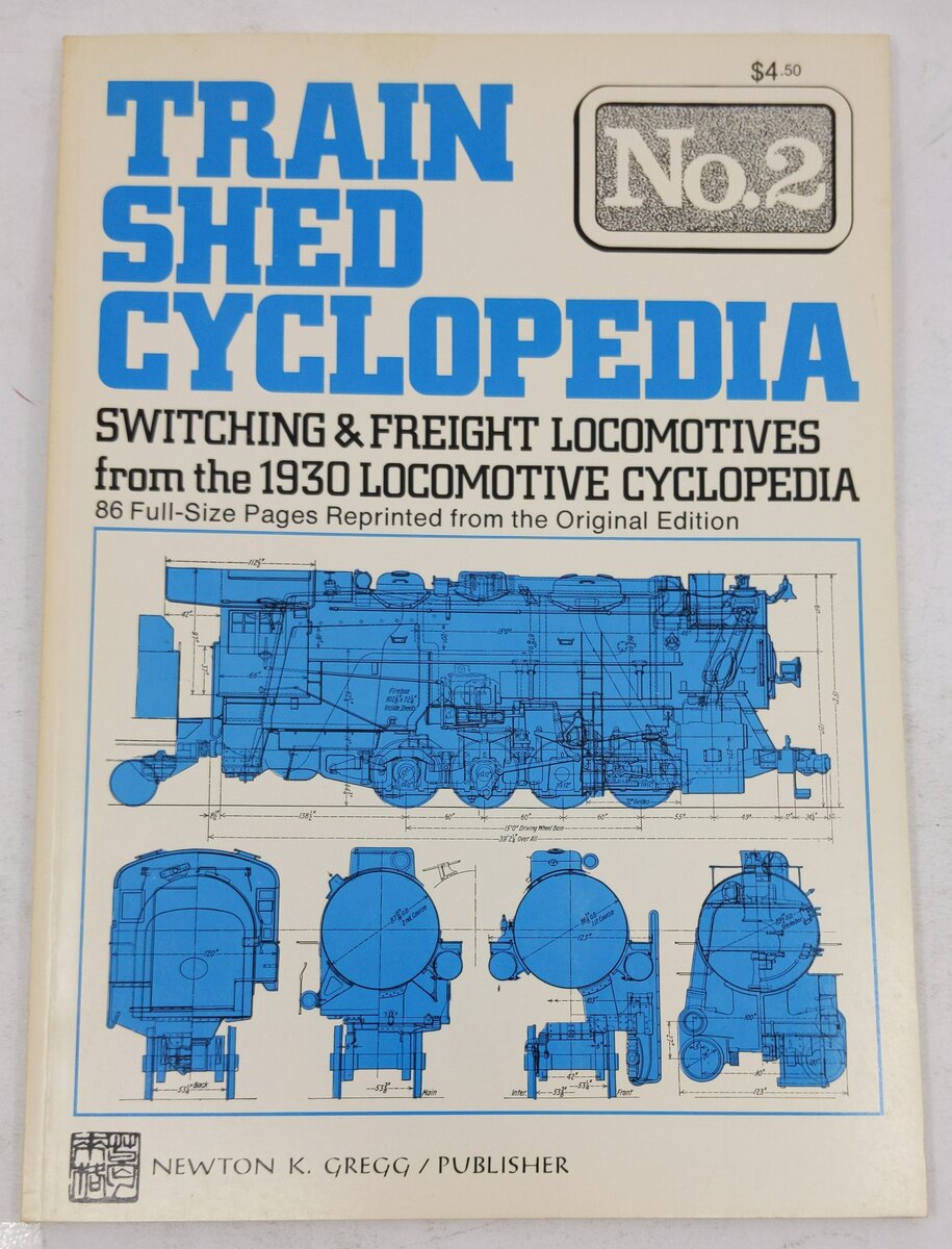Train Shed Cyclopedia No.2 Paperback Book By Newton K. Gregg EX