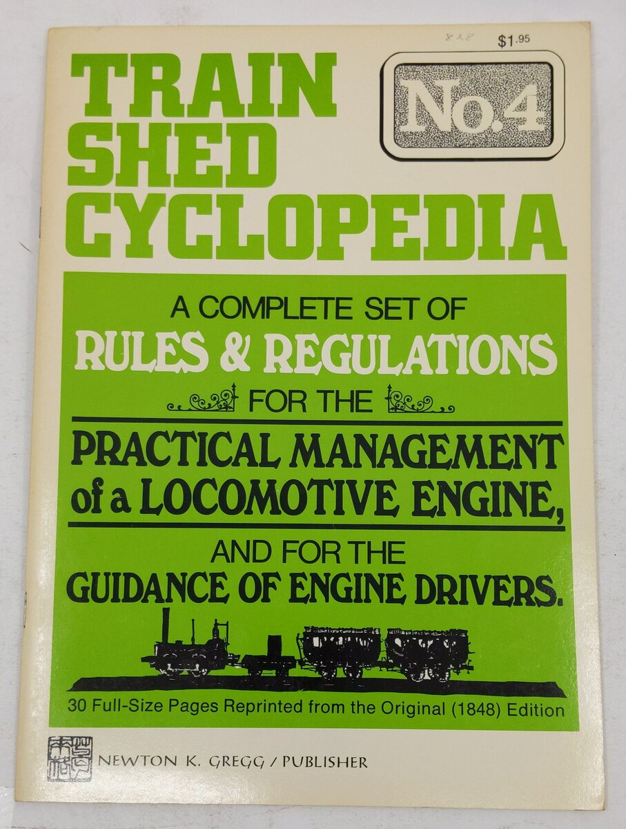 Train Shed Cyclopedia No.4 Paperback Book By Newton K. Gregg EX
