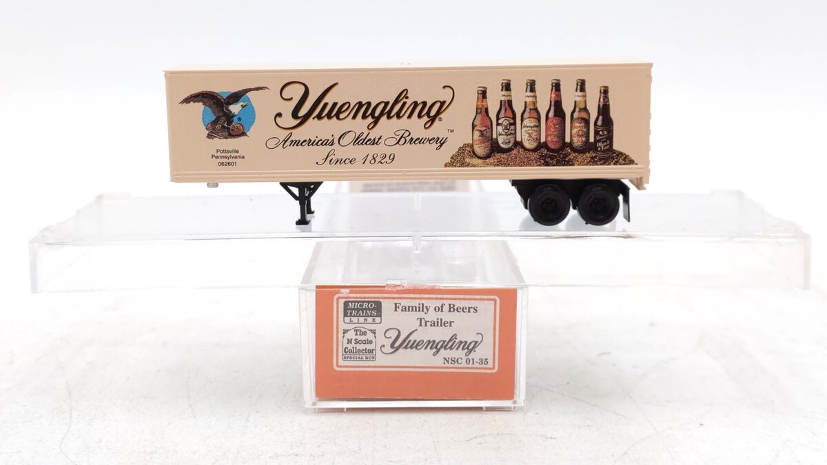Micro-Trains NSC 01-35 N Scale Yuengling Family of Beers Trailer NIB