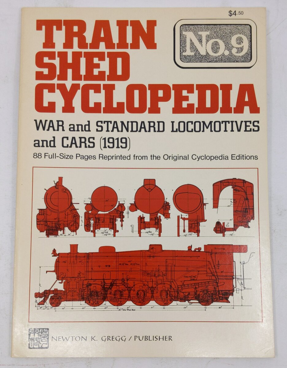Train Shed Cyclopedia No.9 Paperback Book By Newton K. Gregg EX