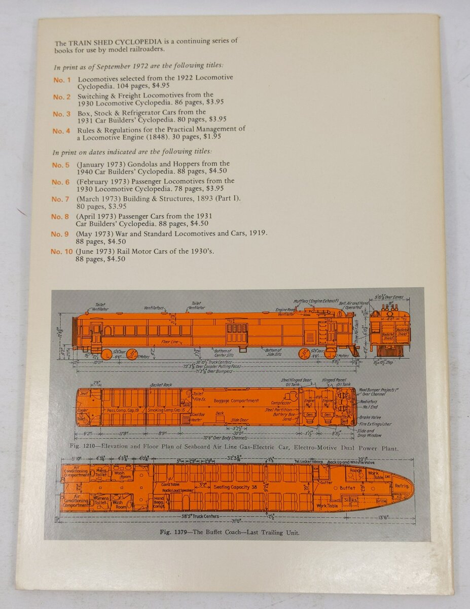 Train Shed Cyclopedia No.10 Paperback Book By Newton K. Gregg EX