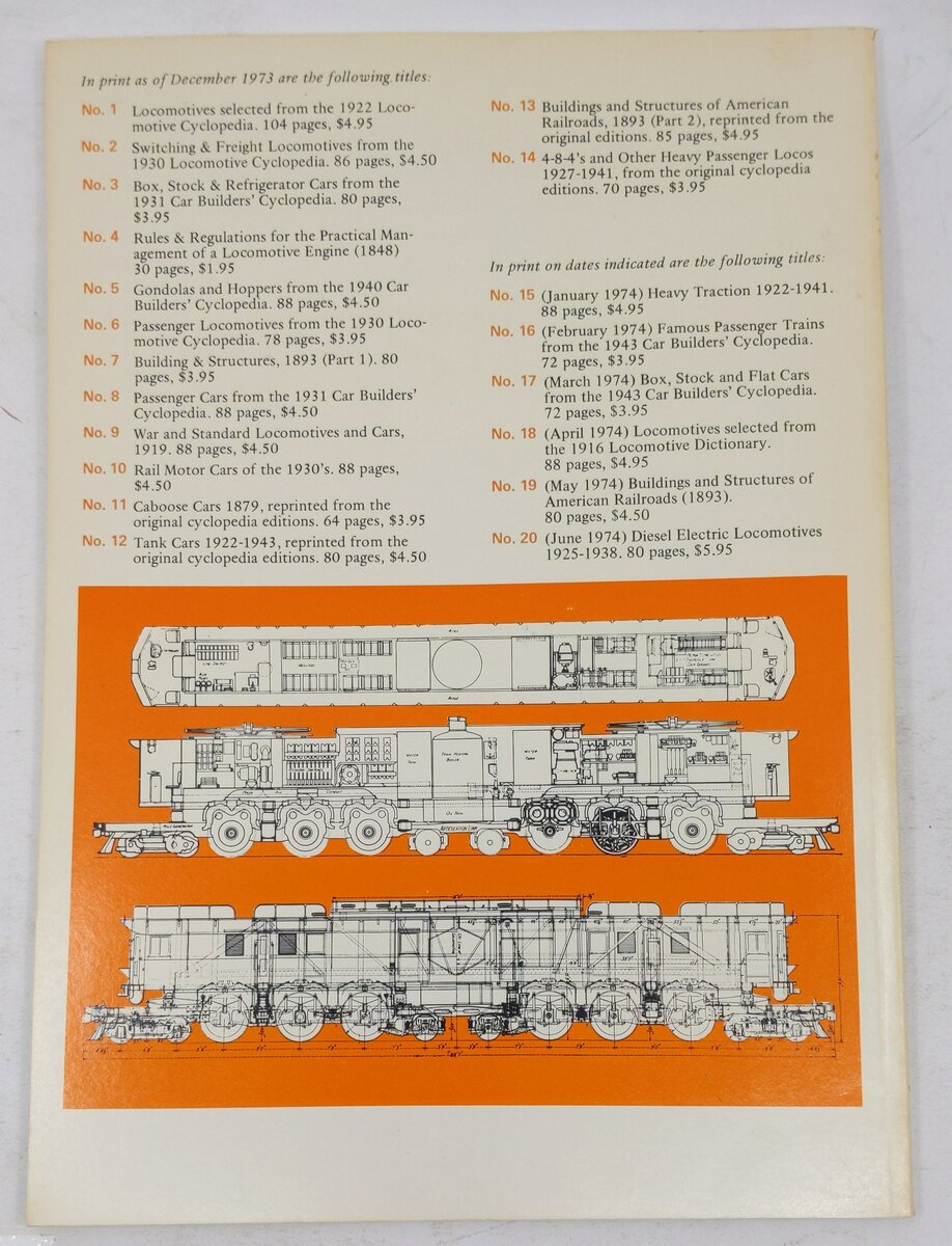 Train Shed Cyclopedia No.15 Paperback Book By Newton K. Gregg EX