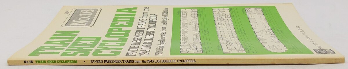 Train Shed Cyclopedia No.16 Paperback Book By Newton K. Gregg EX