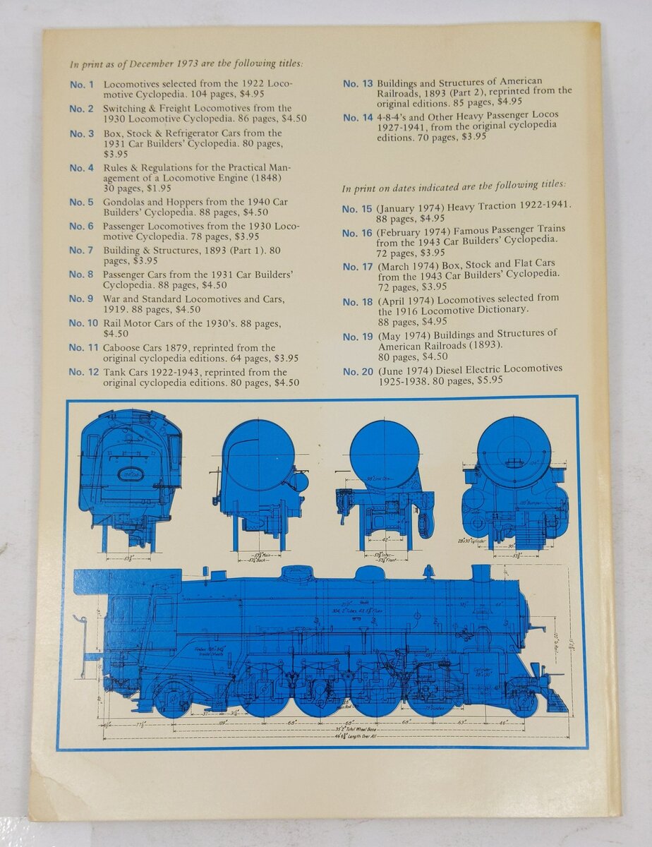 Train Shed Cyclopedia No.18 Paperback Book By Newton G. Gregg EX