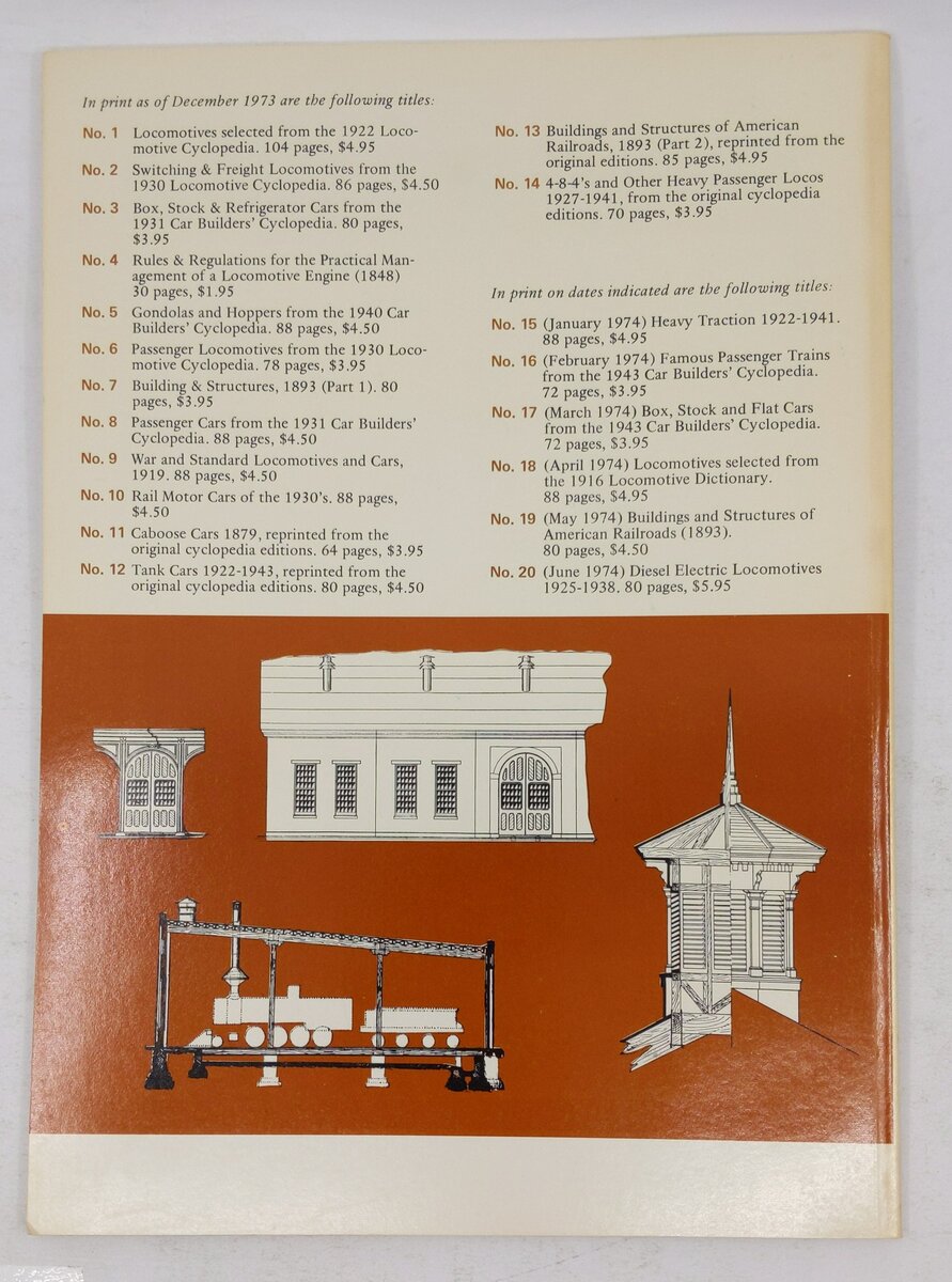 Train Shed Cyclopedia No.19 Paperback Book By Newton K. Gregg EX