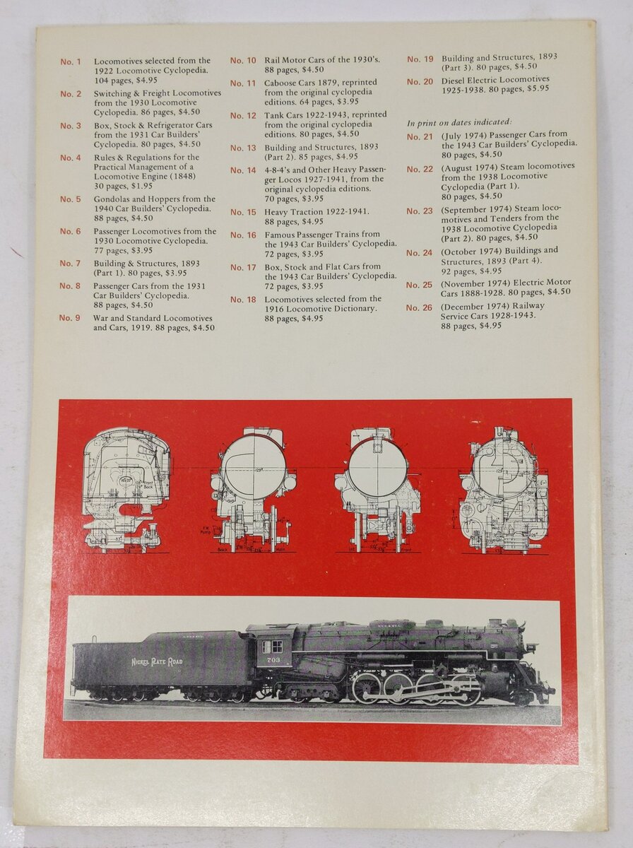 Train Shed Cyclopedia No. 22 Paperback Book By Newton K. Gregg EX