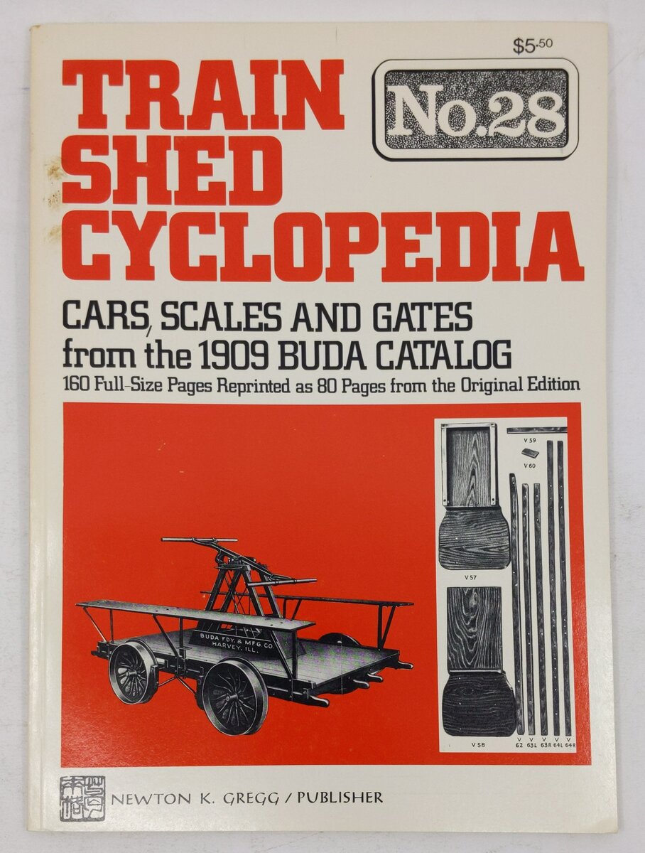 Train Shed Cyclopedia No. 28 Paperback Book By Newton K. Gregg VG