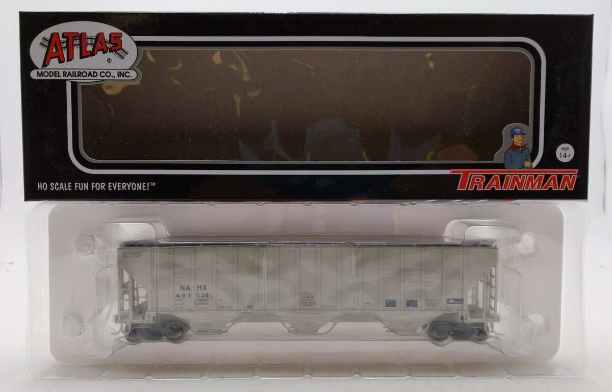 Atlas 20005452 HO North American Car Trainman Thrall 4750 Covered Hopper #483538