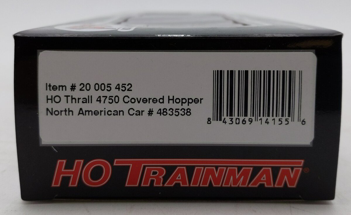 Atlas 20005452 HO North American Car Trainman Thrall 4750 Covered Hopper #483538