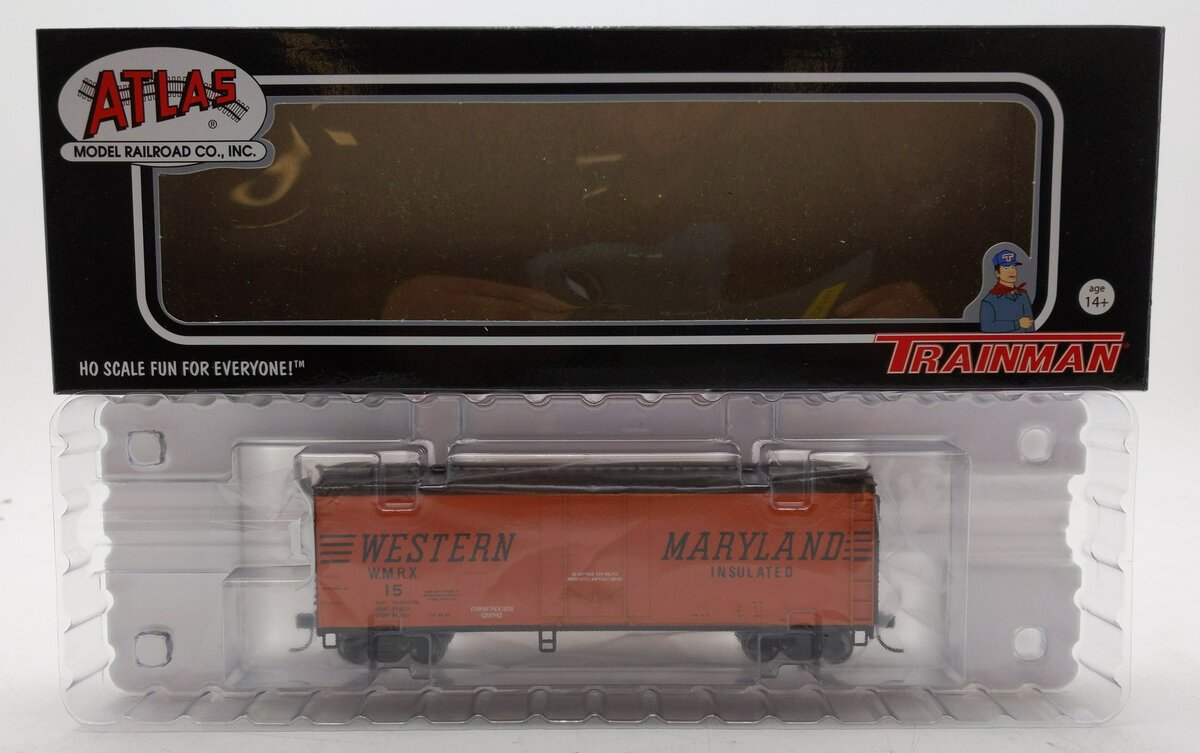 Atlas 20006138 HO Western Maryland 40' Plug Door Boxcar #15