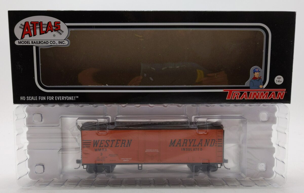 Atlas 20006136 HO Western Maryland 40' Plug Door Boxcar #3