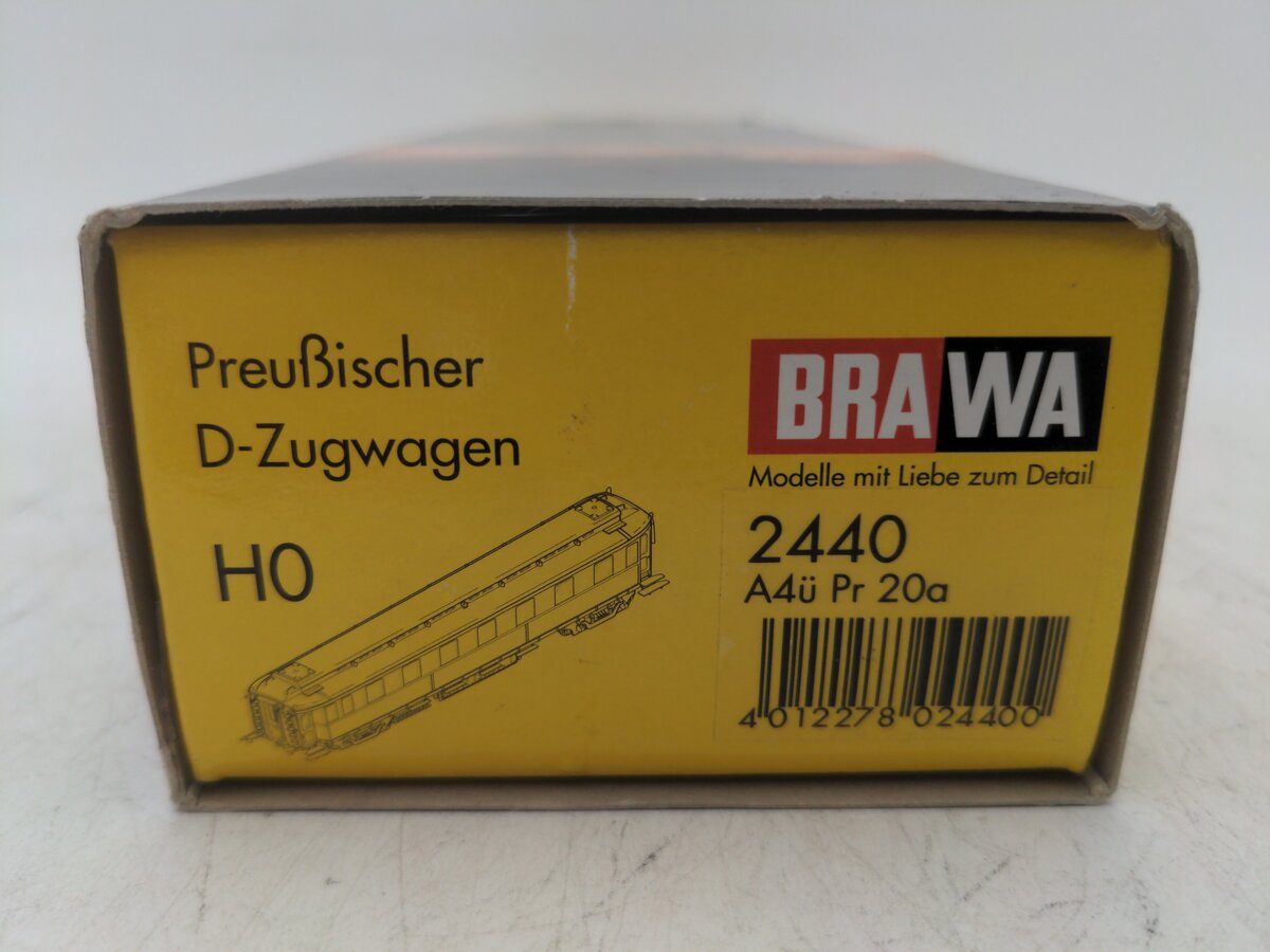 Brawa 2440 HO Scale German Imperial Railway Express Passenger Coach EX/Box