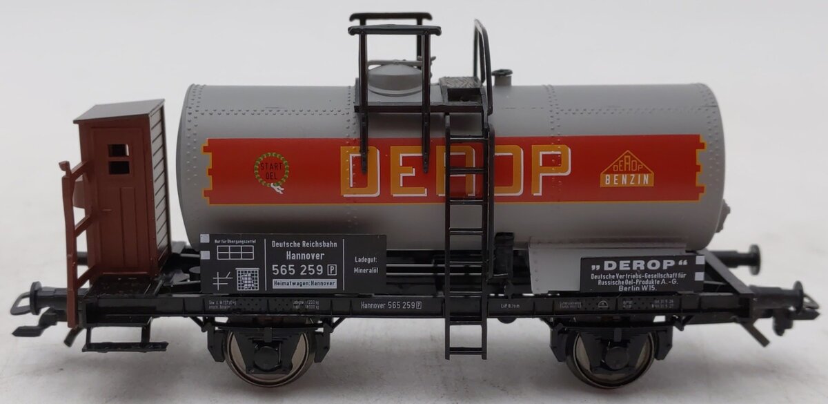 Sachsenmodelle 76468 HO Scale German Imperial Railway Tank Car #565259 LN/Box