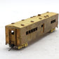 Hallmark Models HO Scale BRASS Troop Kitchen Passenger Car (Unpainted) VG/Box