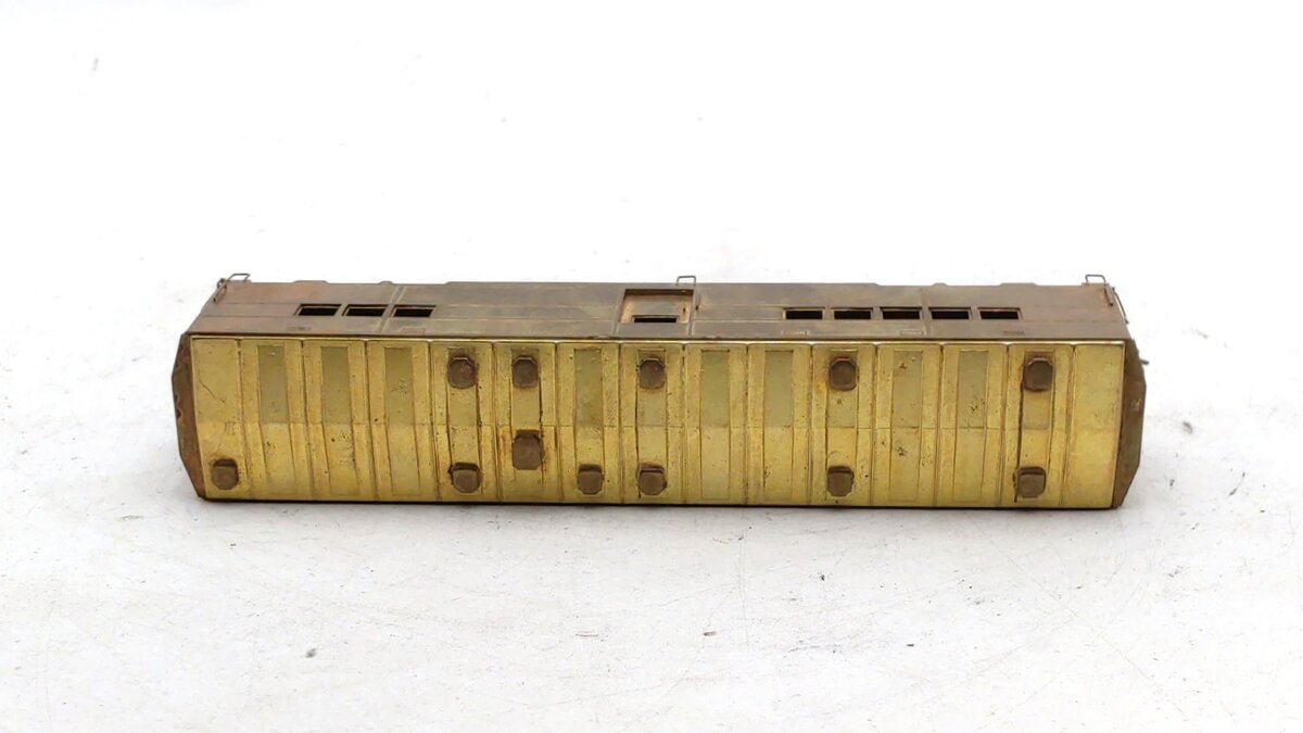 Hallmark Models HO Scale BRASS Troop Kitchen Passenger Car (Unpainted) VG/Box