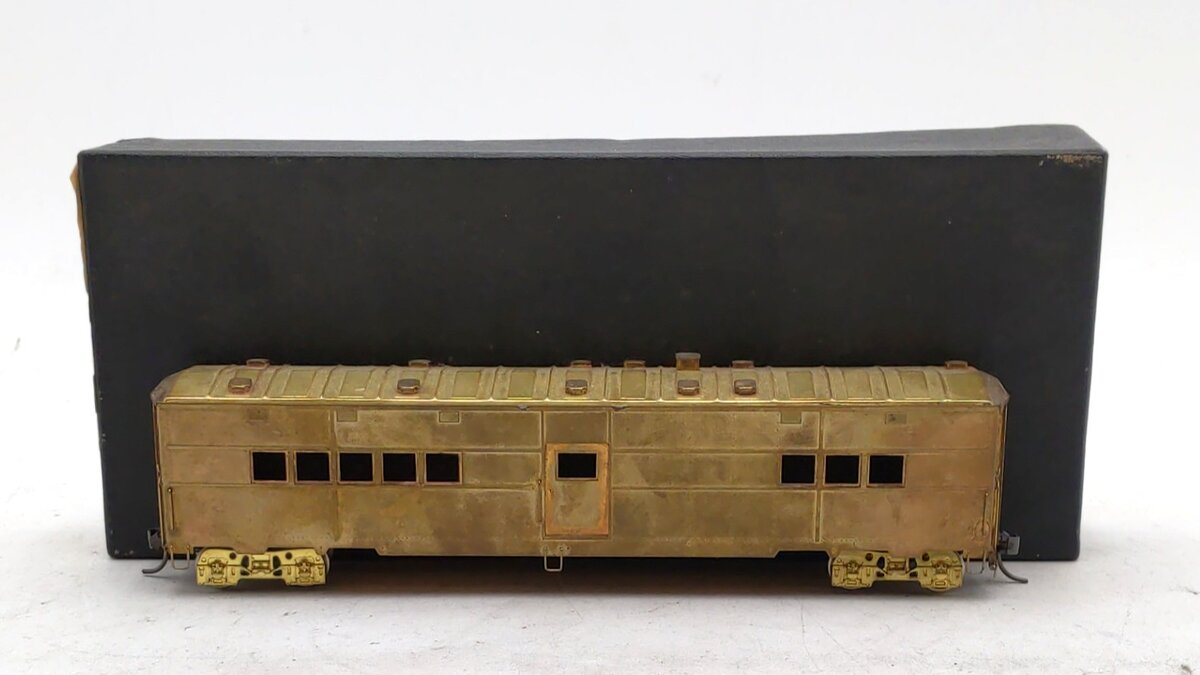 Hallmark Models HO Scale BRASS Troop Kitchen Passenger Car (Unpainted) VG/Box