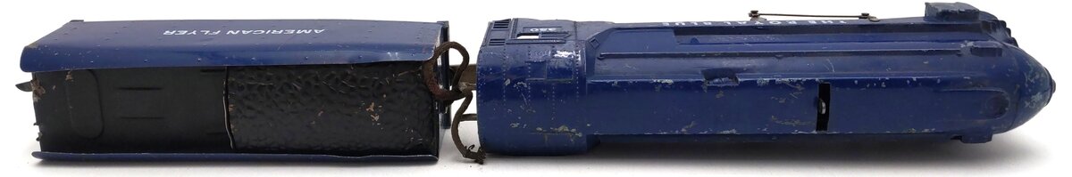 American Flyer 350 Vintage S B&O The Royal Blue 4-6-2 Die-Cast Steam Locomotive VG