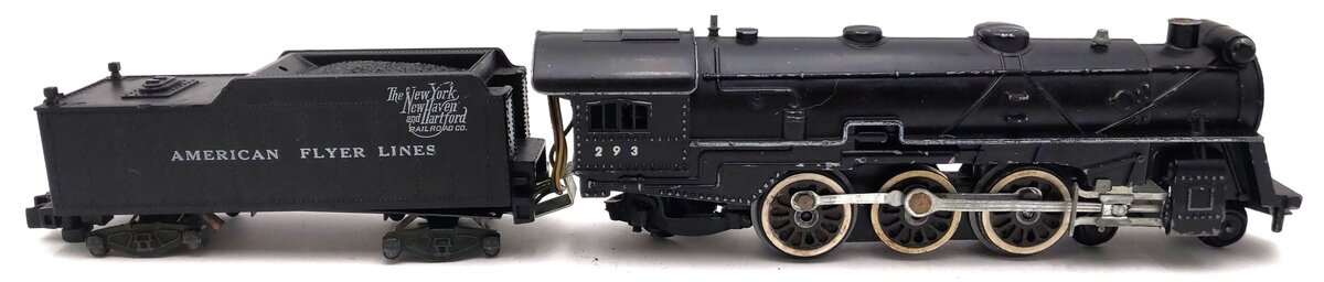 American Flyer 293 Vintage S NY, NH & Hartford 4-6-2 Steam Locomotive & Tender VG