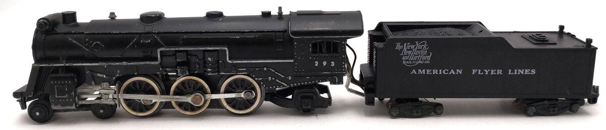 American Flyer 293 Vintage S NY, NH & Hartford 4-6-2 Steam Locomotive & Tender VG