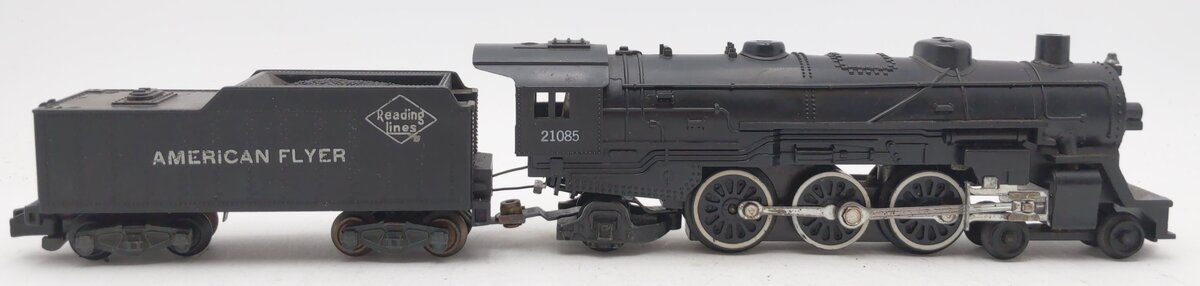 American Flyer 21085 Vintage S C&NW 4-6-2 Steam Locomotive & Tender EX