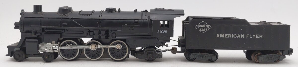 American Flyer 21085 Vintage S C&NW 4-6-2 Steam Locomotive & Tender EX