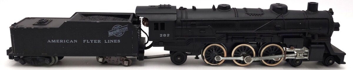 American Flyer 282 Vintage S 4-6-2 Pacific Steam Locomotive & Tender #282 VG