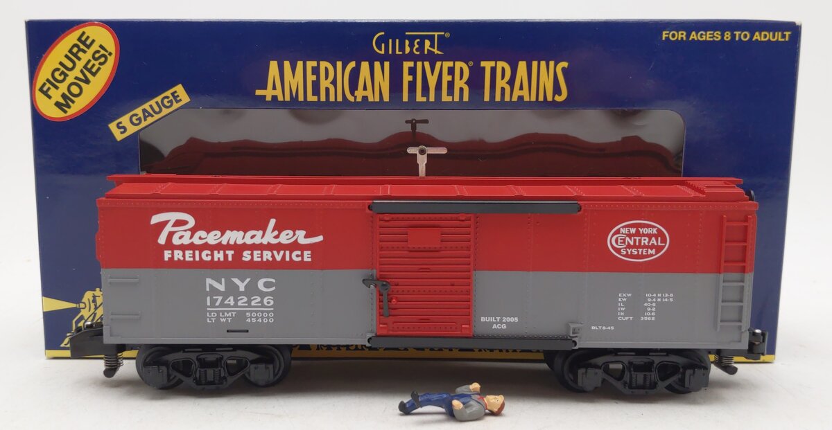 American Flyer 6-49023 S Scale New York Central Walking Brakeman Car #174226 LN/Box