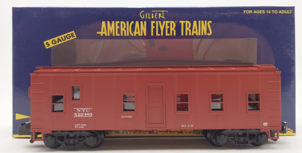 American Flyer 6-44035 S New York Central Kitchen Car #X22483 NIB