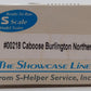 American Models 7719 S Gauge Burlington Northern Bay Window Caboose #10118 EX