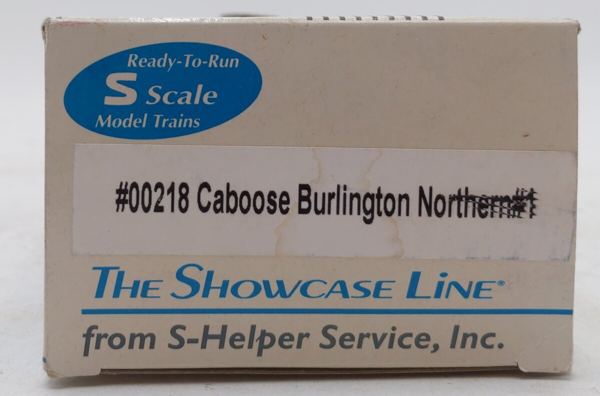 American Models 7719 S Gauge Burlington Northern Bay Window Caboose #10118 EX