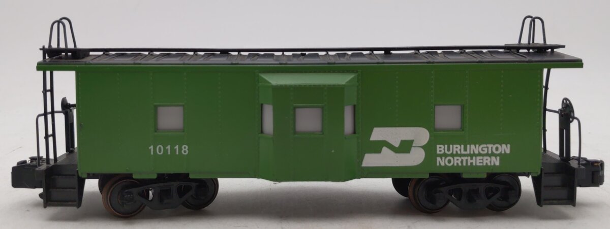 American Models 7719 S Gauge Burlington Northern Bay Window Caboose #10118 EX
