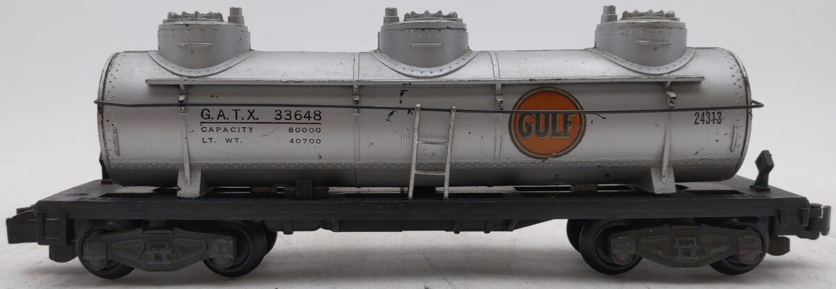 American Flyer 24313 Vintage S Gulf Tank Car VG