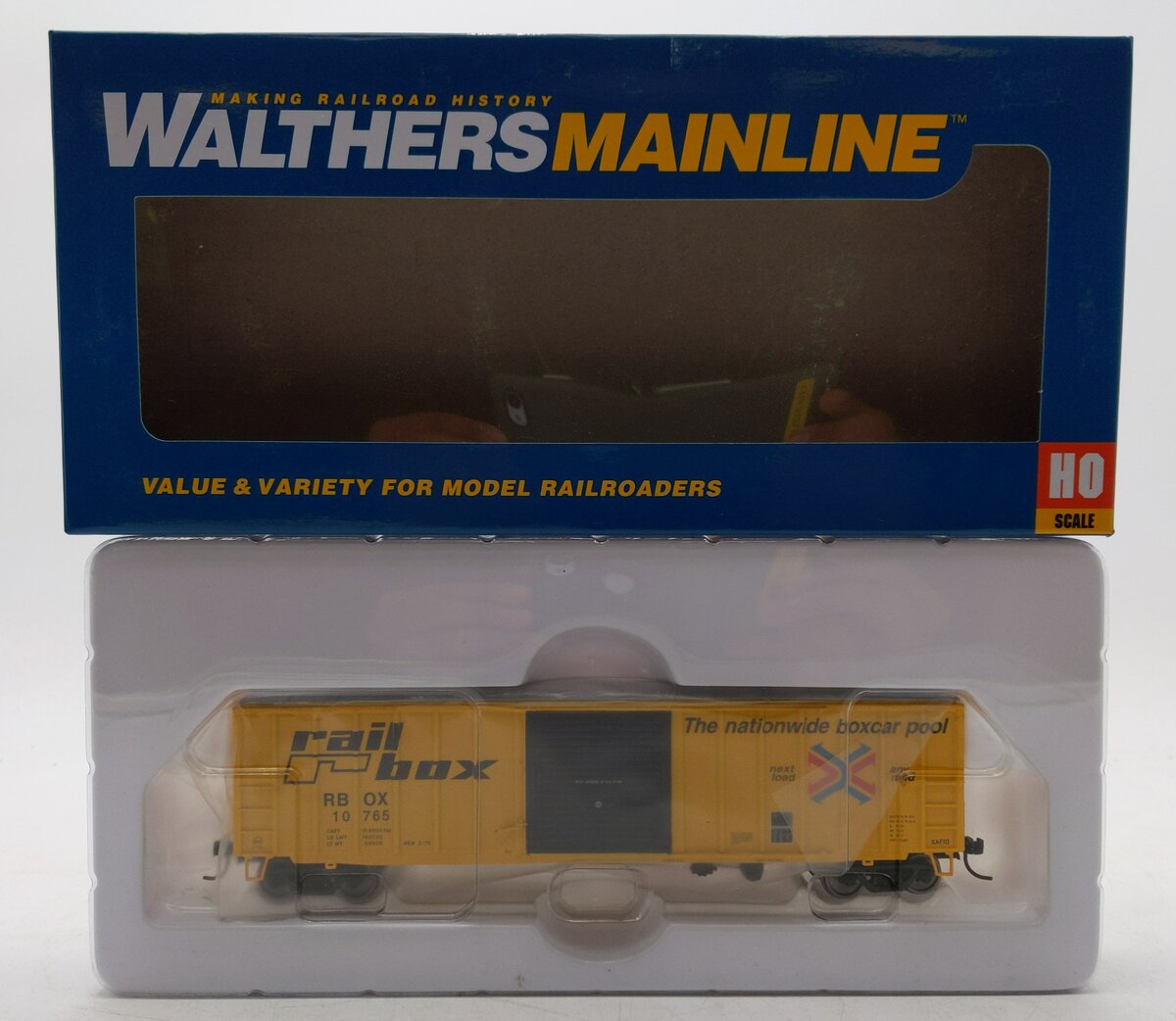Walthers 910-1817 HO Railbox ACF 50' Exterior Post Boxcar #10765