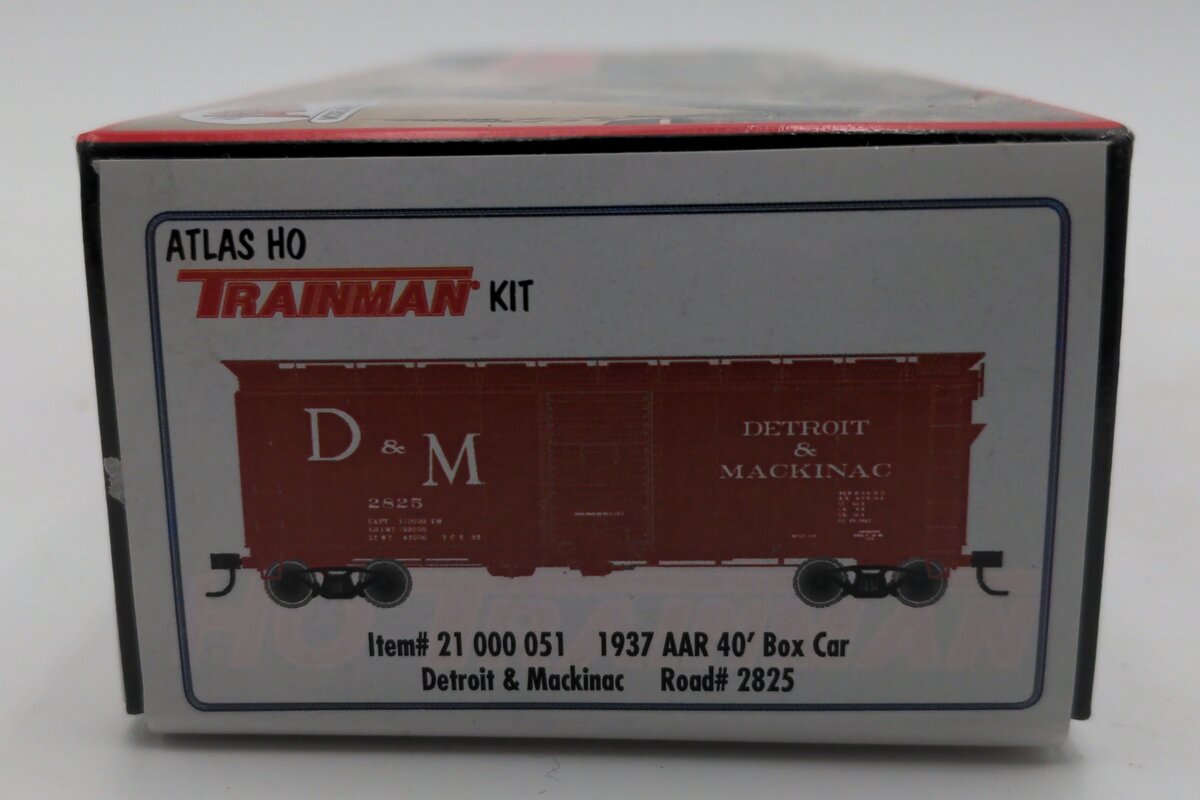 Atlas 21000051 HO Detroit and Mackinac 40' Box Car Kit #2825