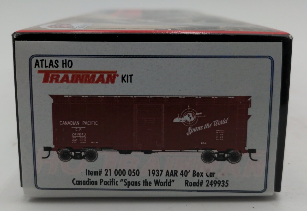 Atlas 21000050 HO Canadian Pacific "Spans the World" 40' Box Car Kit #249935