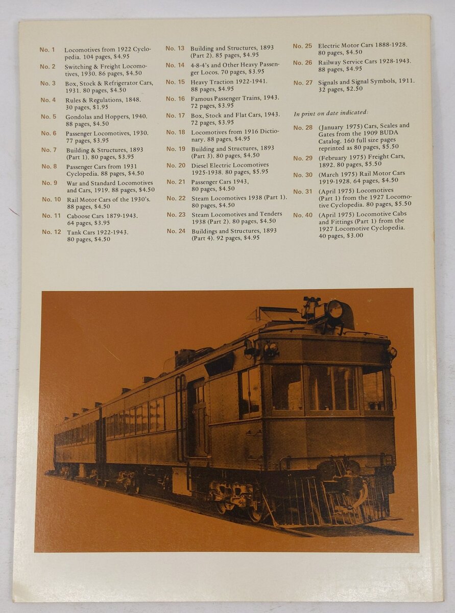 Train Shed Cyclopedia No. 30 Paperback Book By Newton K. Gregg EX