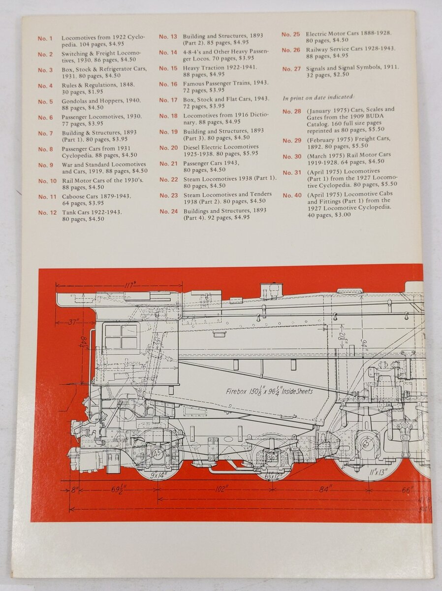 Train Shed Cyclopedia No. 31 Paperback Book By Newton K. Gregg EX