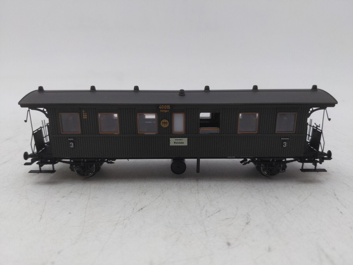 Brawa 2151 HO German Imperial Railway Coach Car #40015 EX/Box